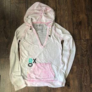 Roxy sheer pink hoodie